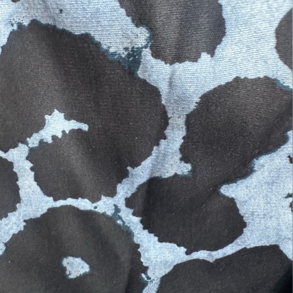 NWT. Size 8T. Ann Taylor Blue & Black Leopard Print Sleeveless Sheath Midi Dress - Picture 11 of 13